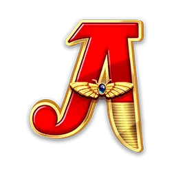 Red gold Ace symbol