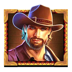 Explorer in brown hat symbol Book of Fallen