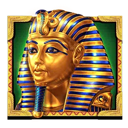 Golden Egyptian death mask of Pharaoh