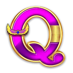 Purple gold Queen symbol
