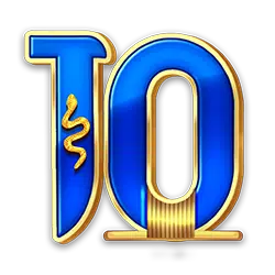 Blue gold Ten symbol