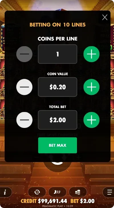 Book of Fallen betting options